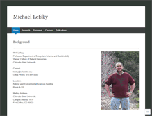 Tablet Screenshot of lefsky.org